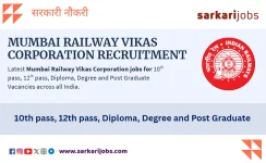 MRVC Recruitment 2026 for Assistant Managers and Other Vacancies in Mumbai Railway Vikas Corporation