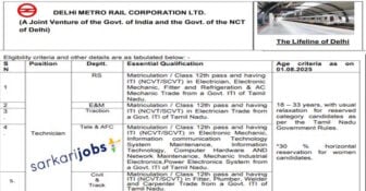 Delhi Metro Recruitment 2026 for Managers, Assistant Managers and Other Vacancies at DMRC [Delhi / Mumbai]